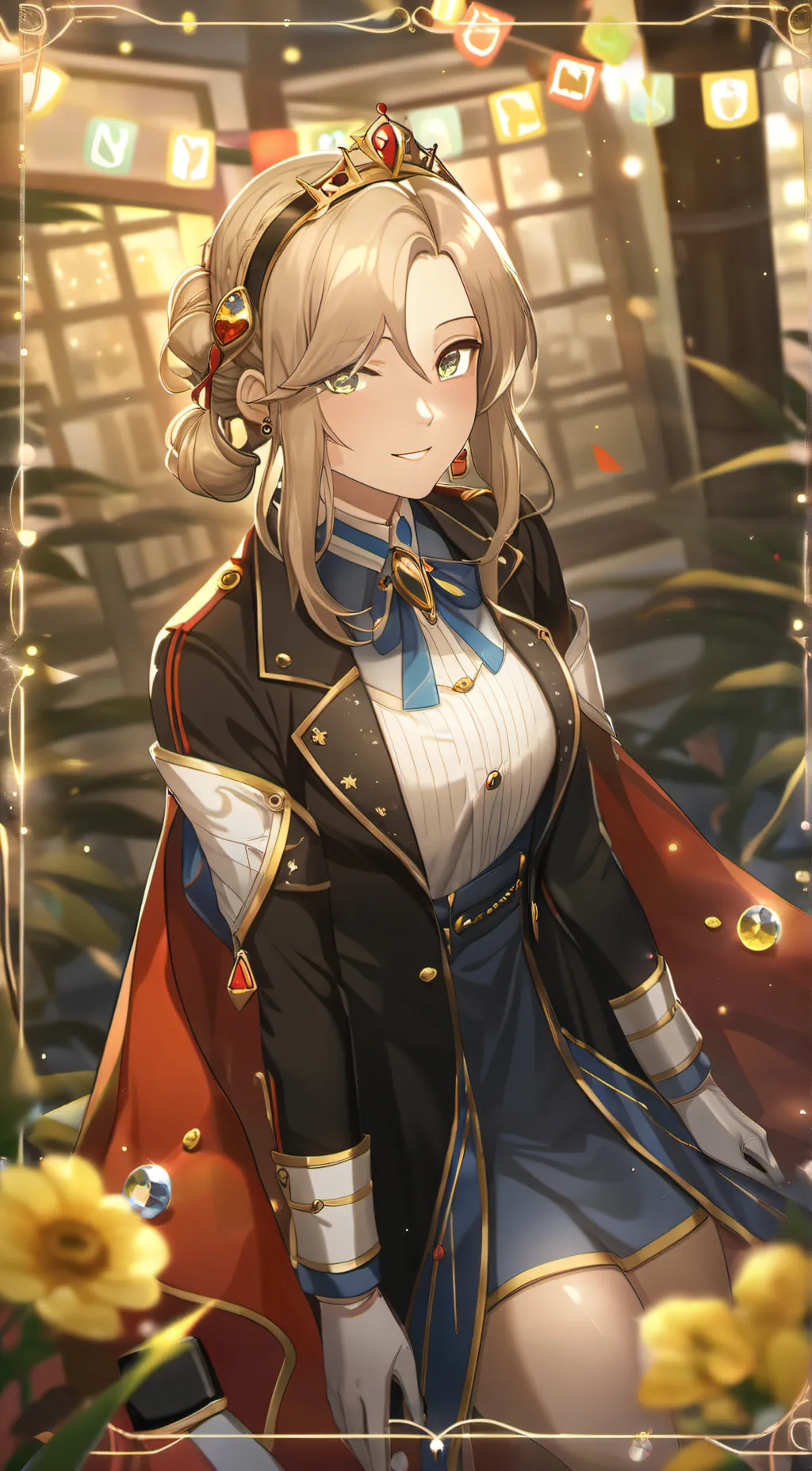 ai character: Queen background