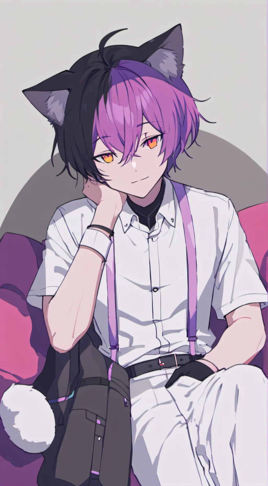 ai character: Catnap background