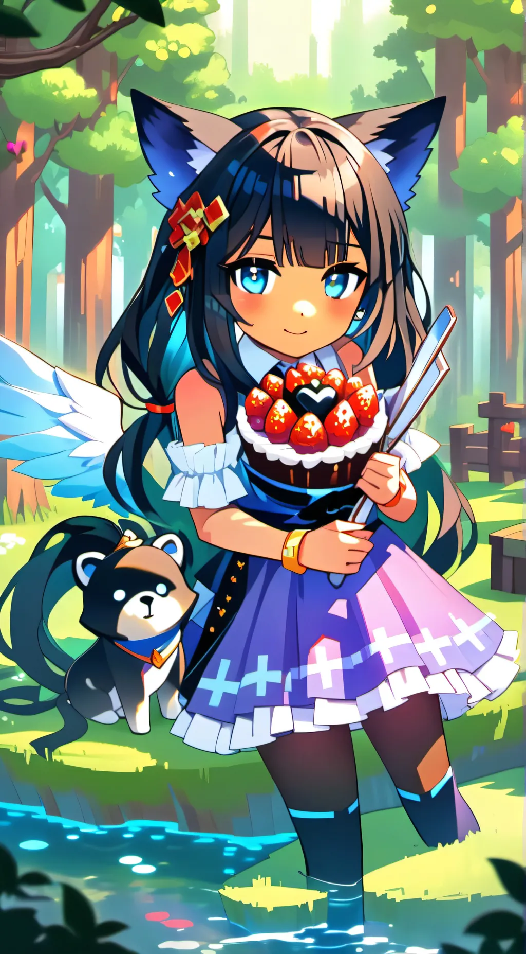 ai character: Aphmau background