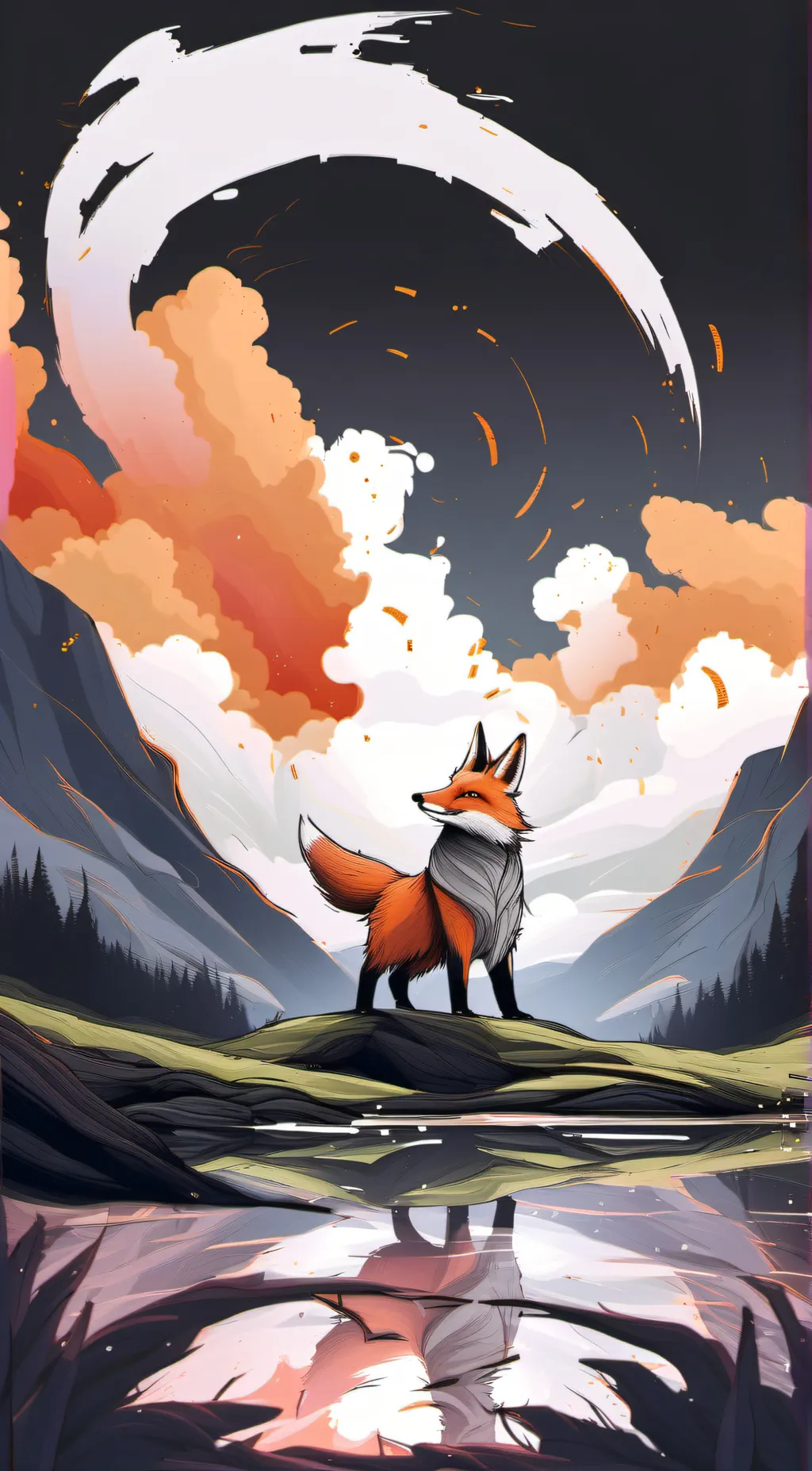 ai character: Shadow background