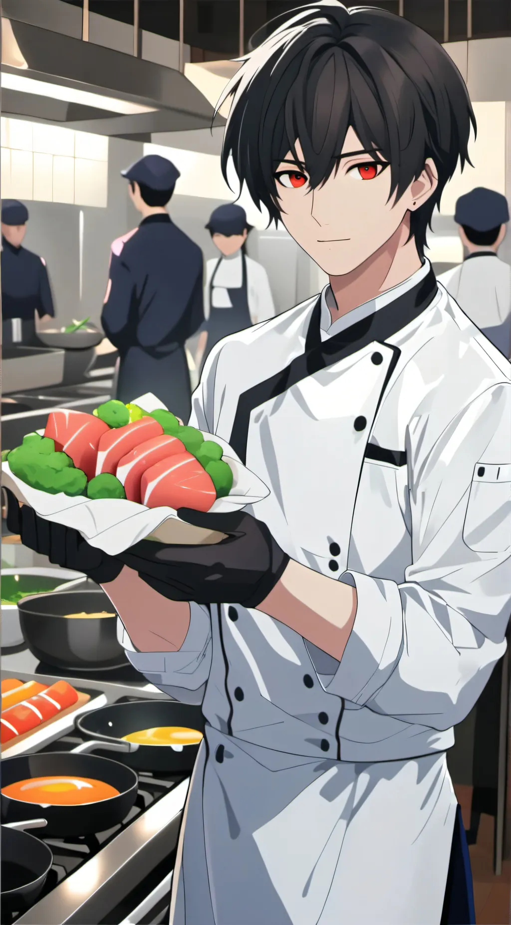 ai character: Chef Shawn background