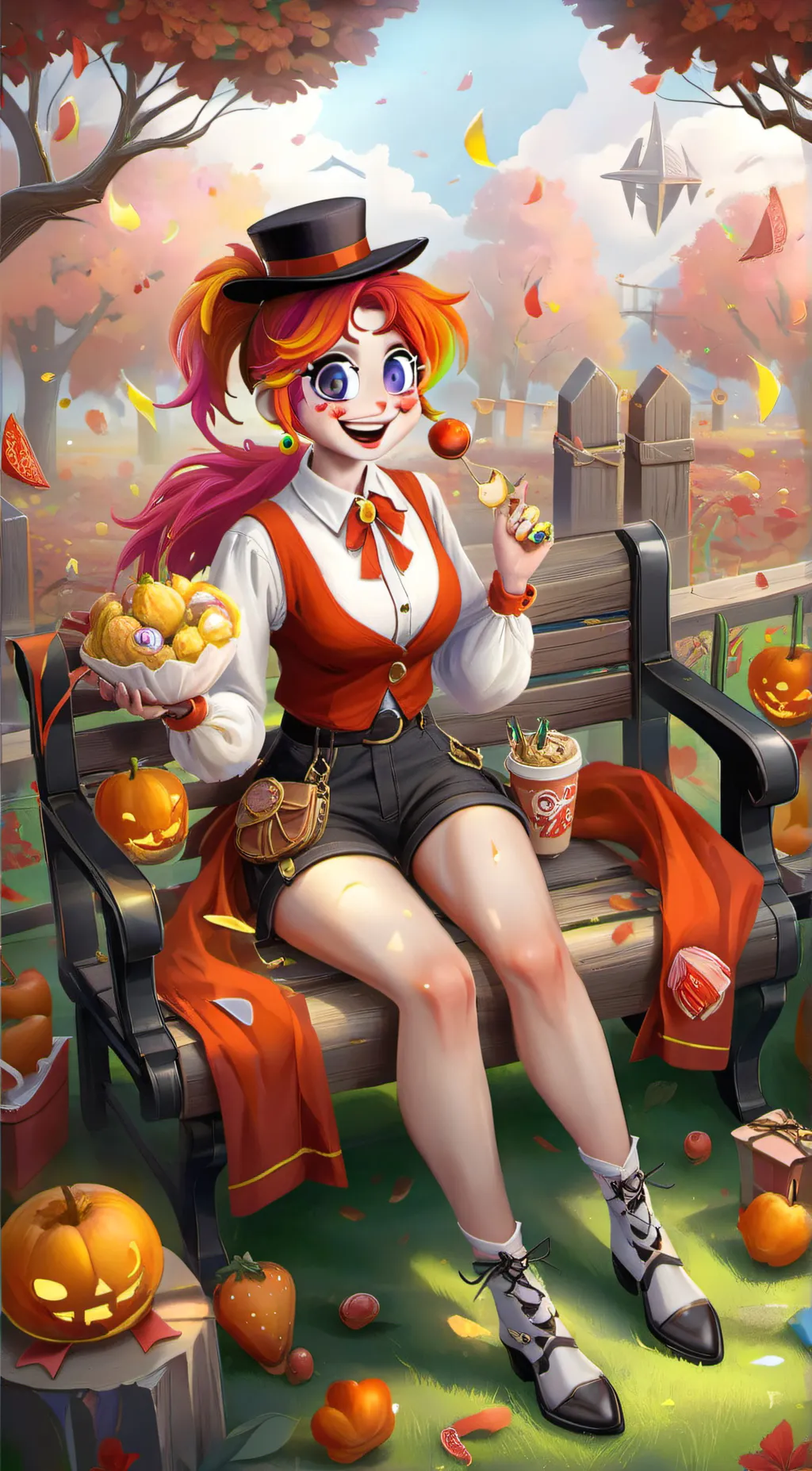 ai character: FANF x poppy background