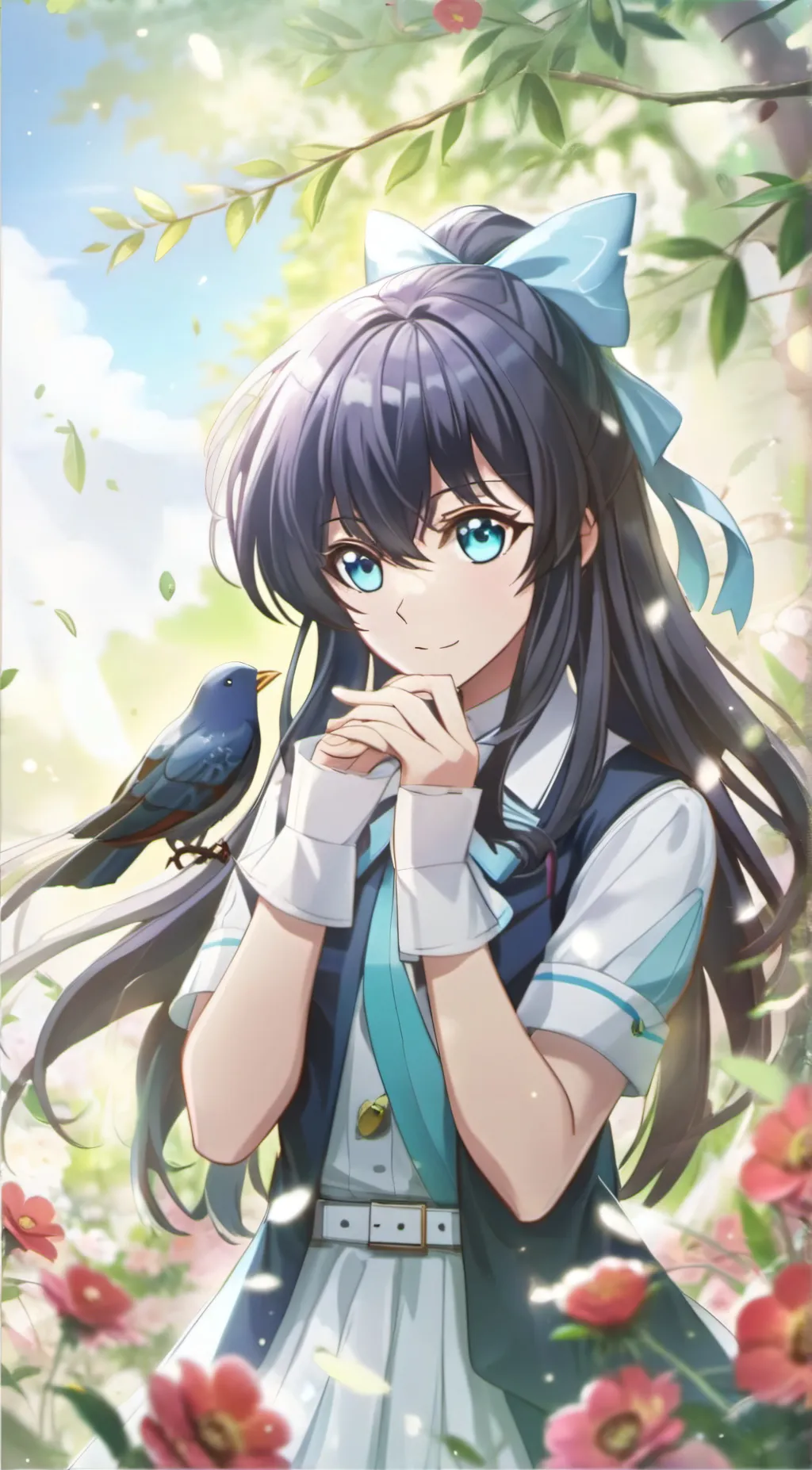 ai character: Fontaine background