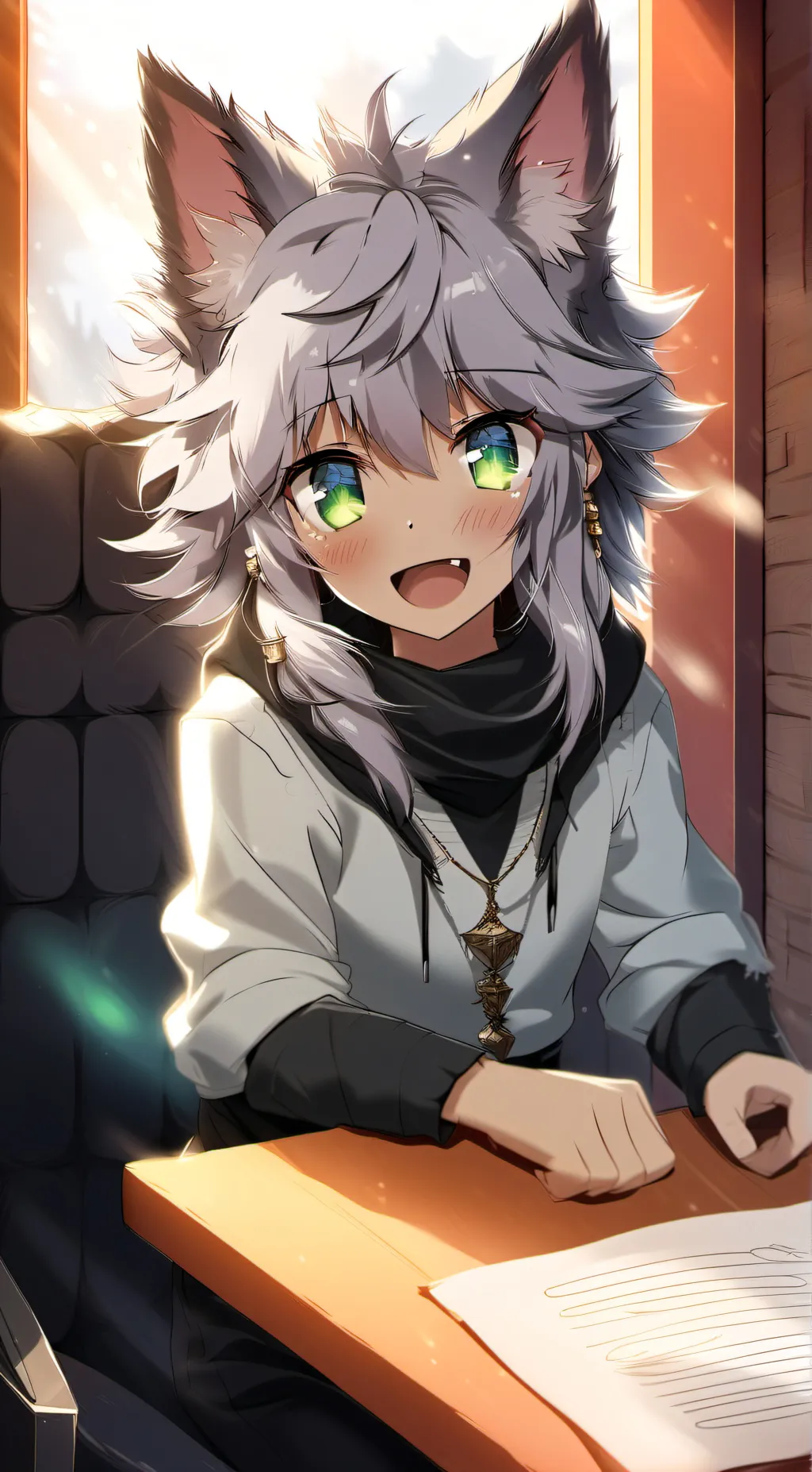 ai character: Cutey background