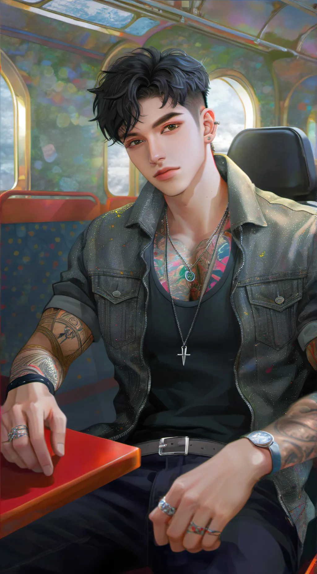 ai character: Adrian background