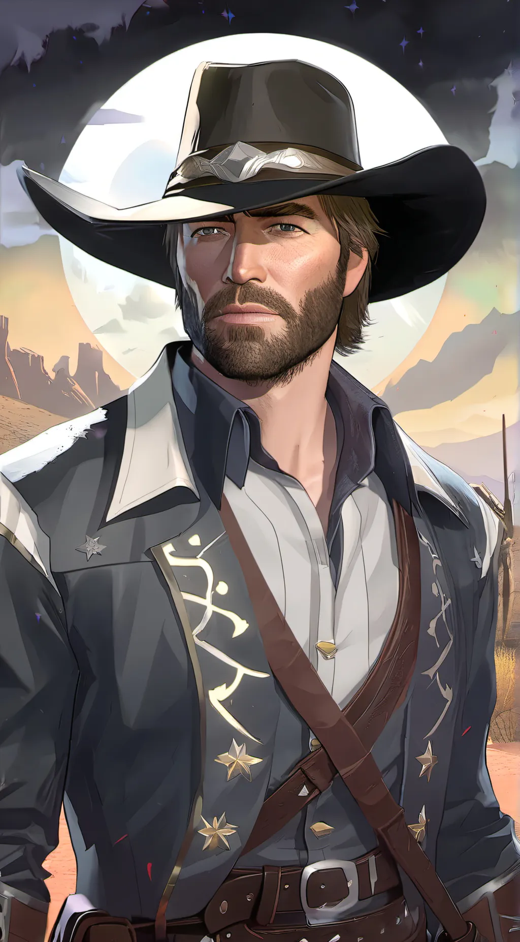 ai character: arthor morgan background