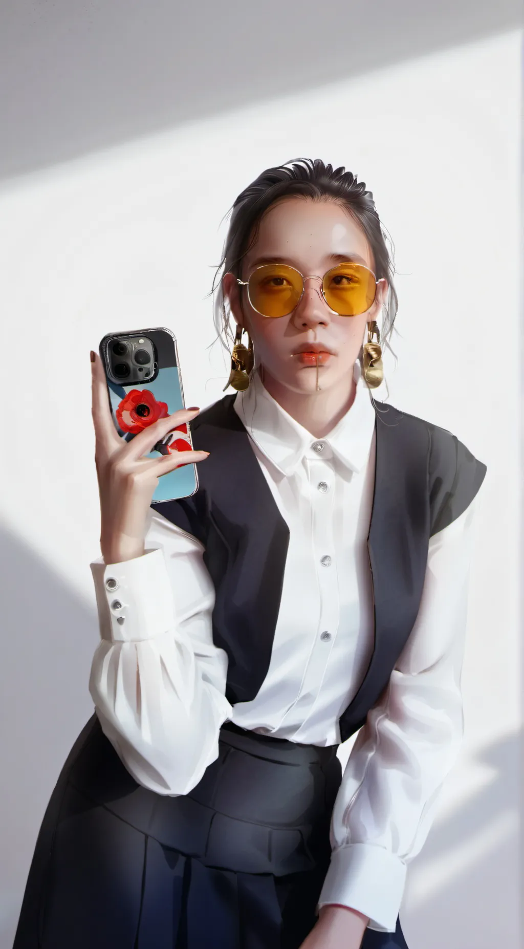 ai character: emma  background