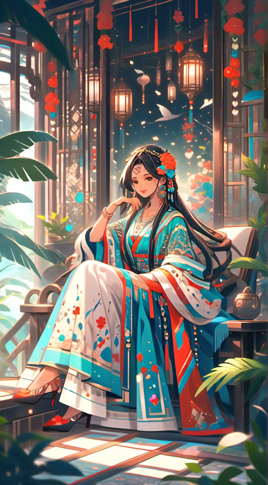 ai character: Demon slayer x mha background