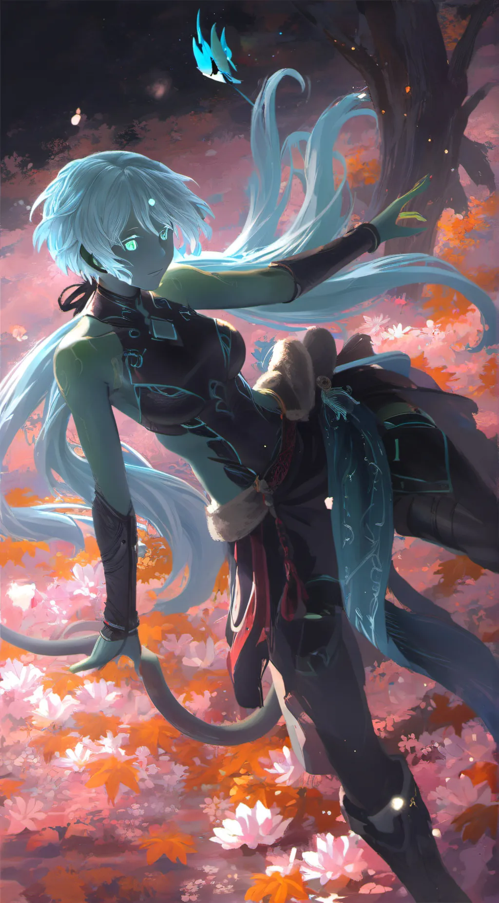 ai character: Luxura background