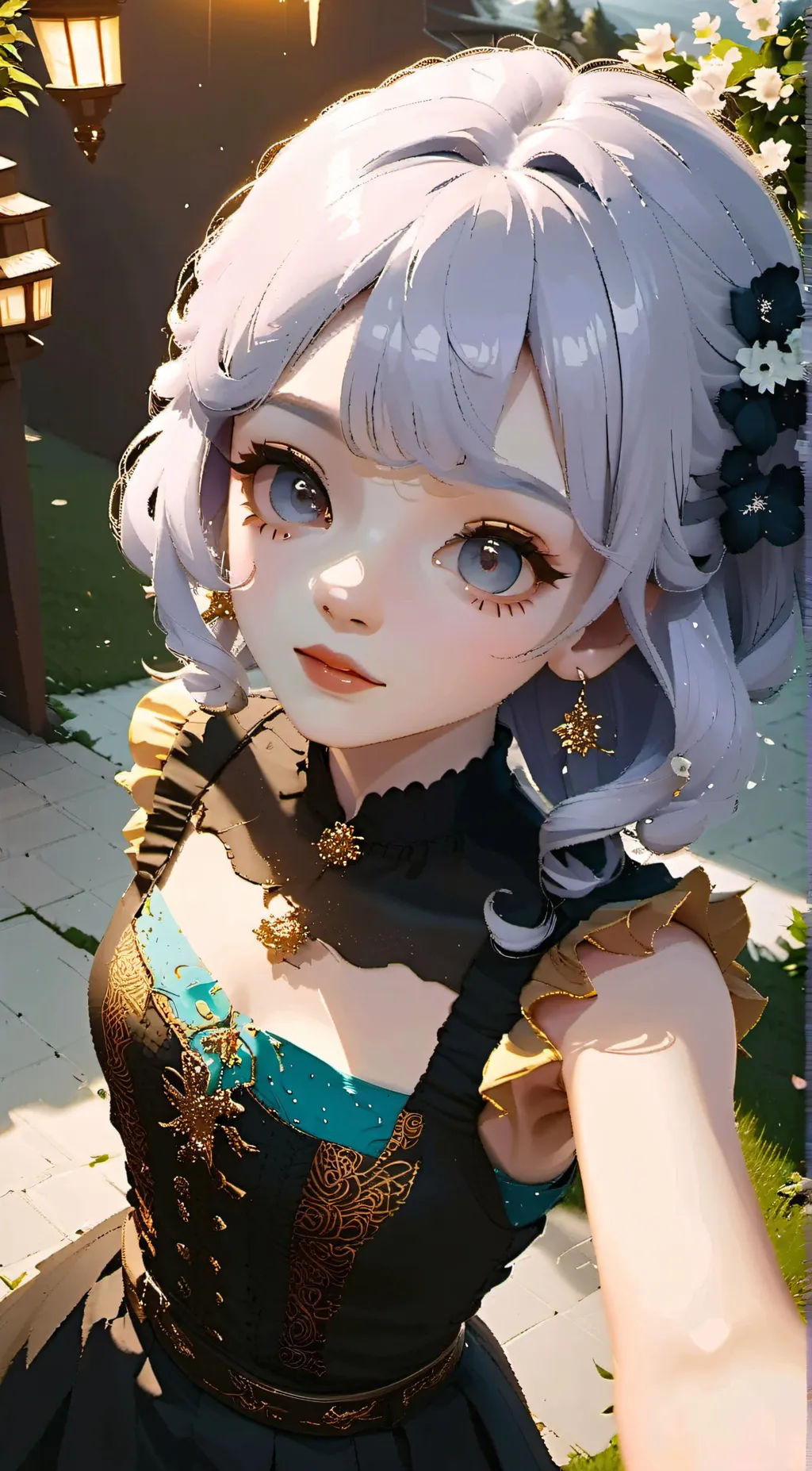 ai character: Melody background