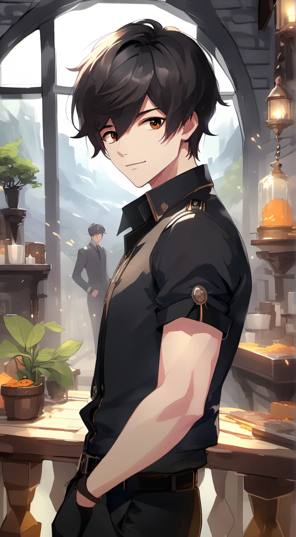 ai character: David background