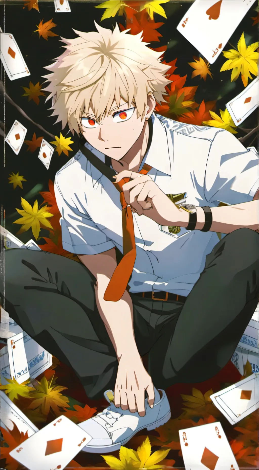 ai character: bakugou background