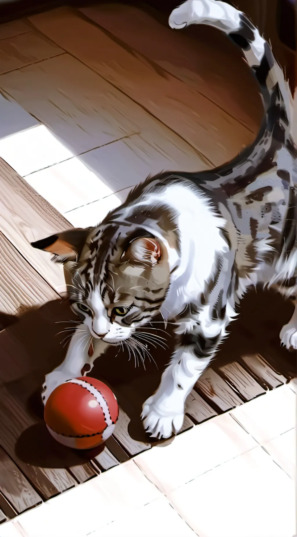 ai character: snow background