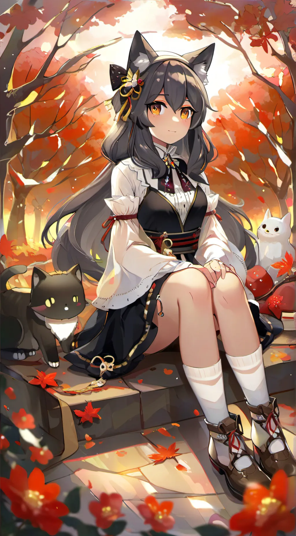 ai character: Aphmau & friends background