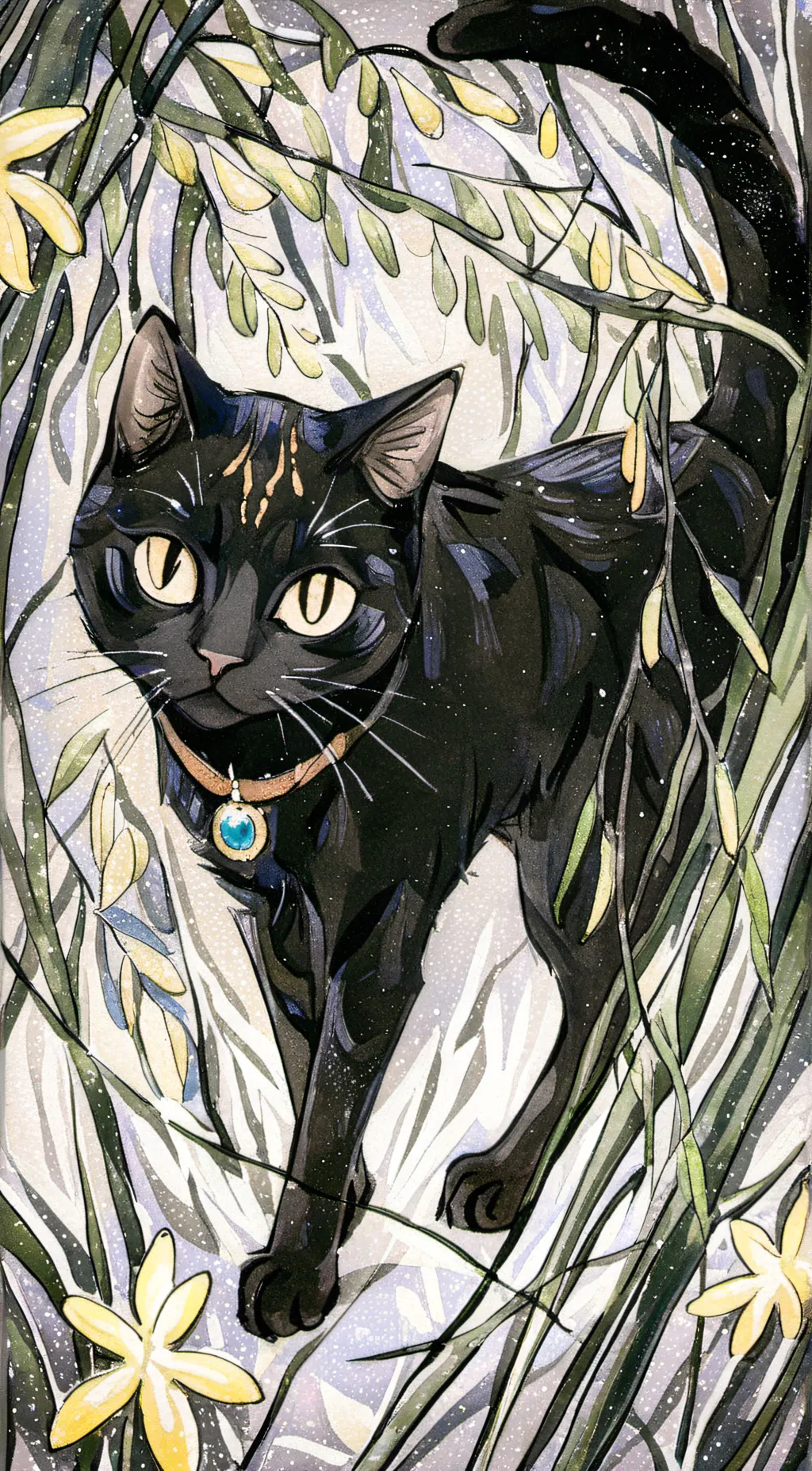 ai character: Crowfeather background