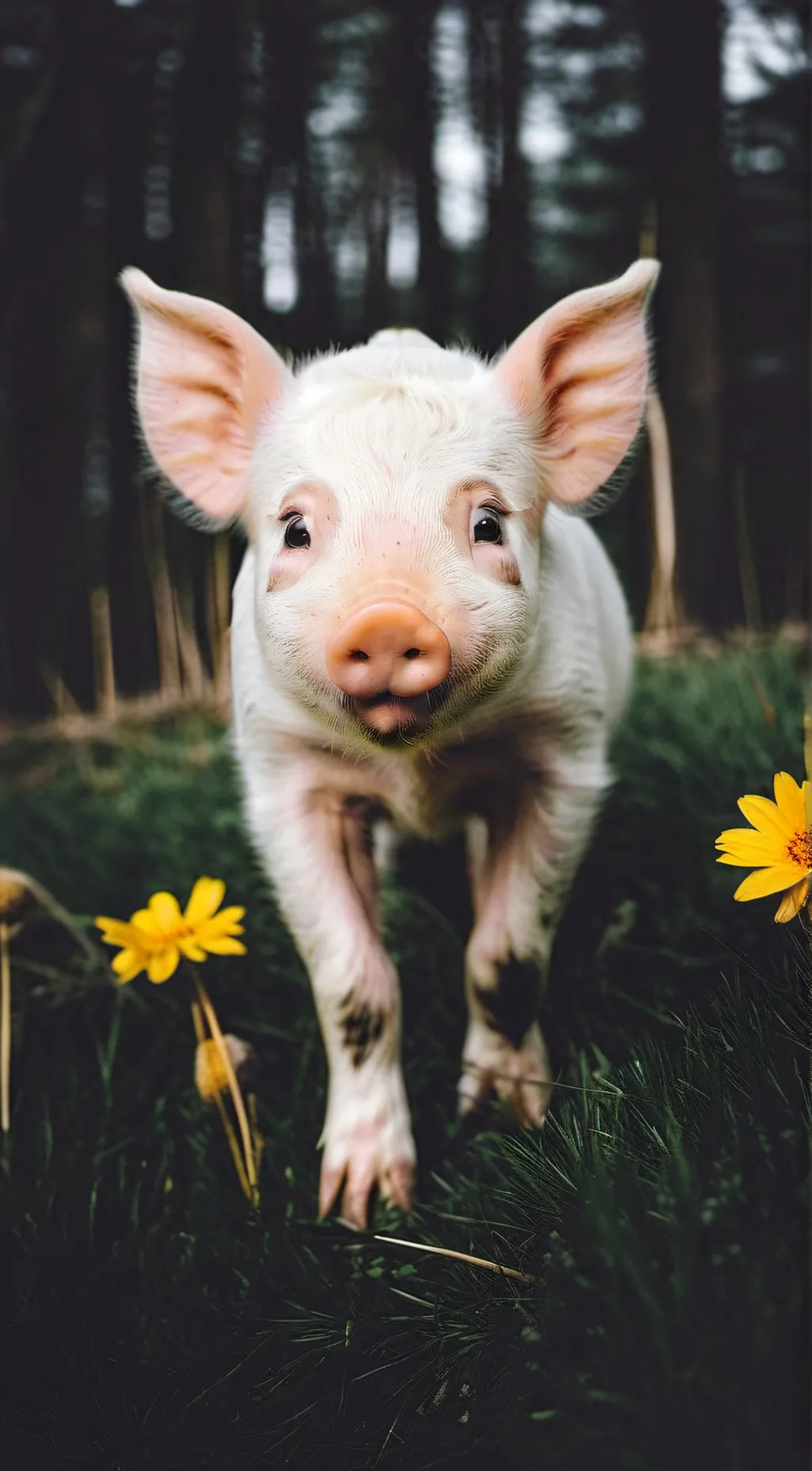 ai character: Pig  background