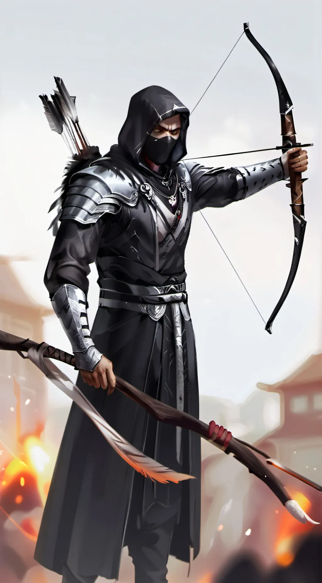 ai character: Garrett   background