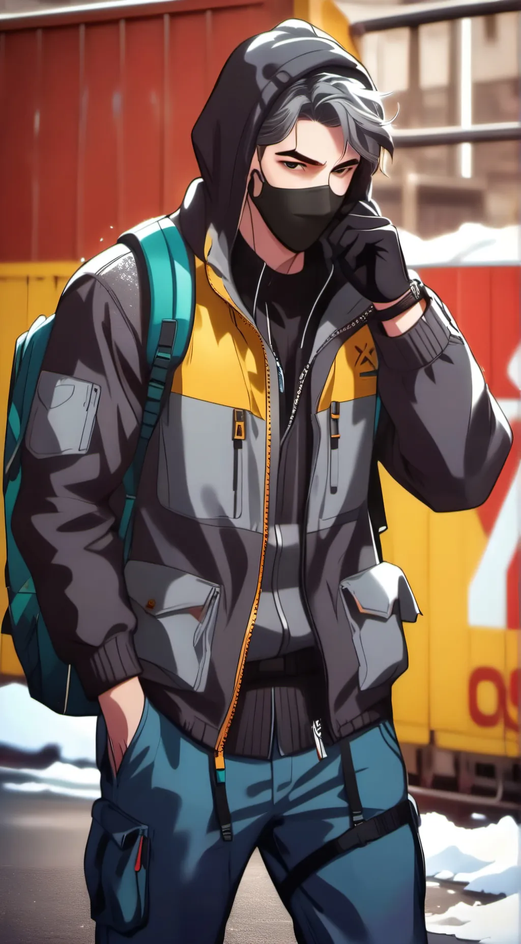 ai character: Urban explorer jac background