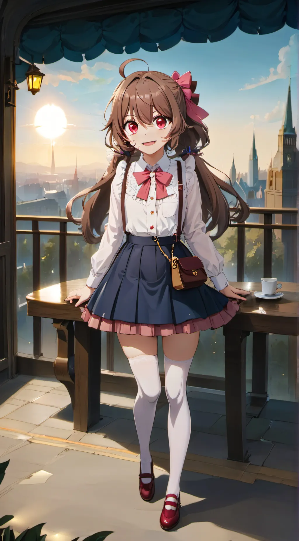 ai character: Goldia Die Heilige background