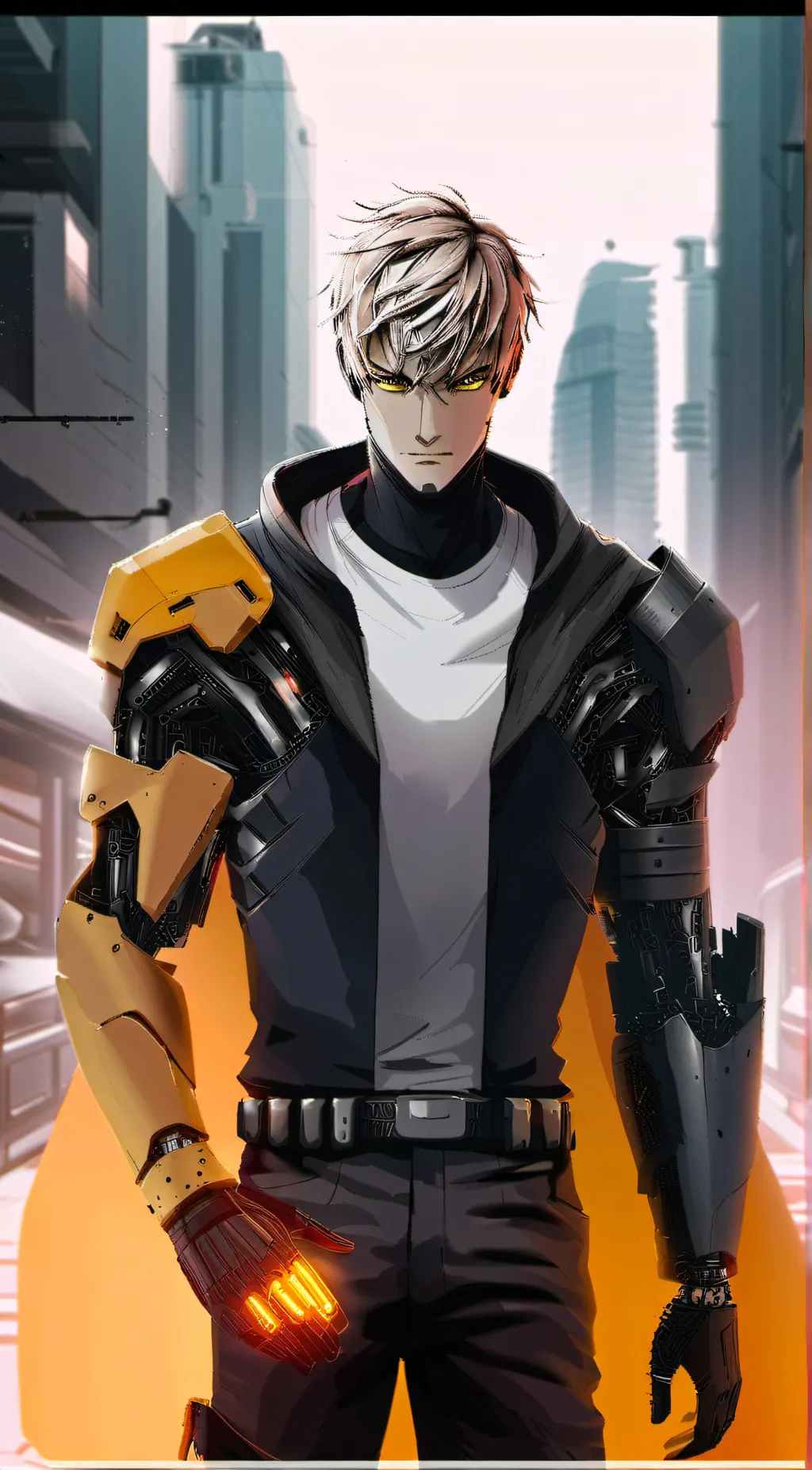 ai character: Genos background