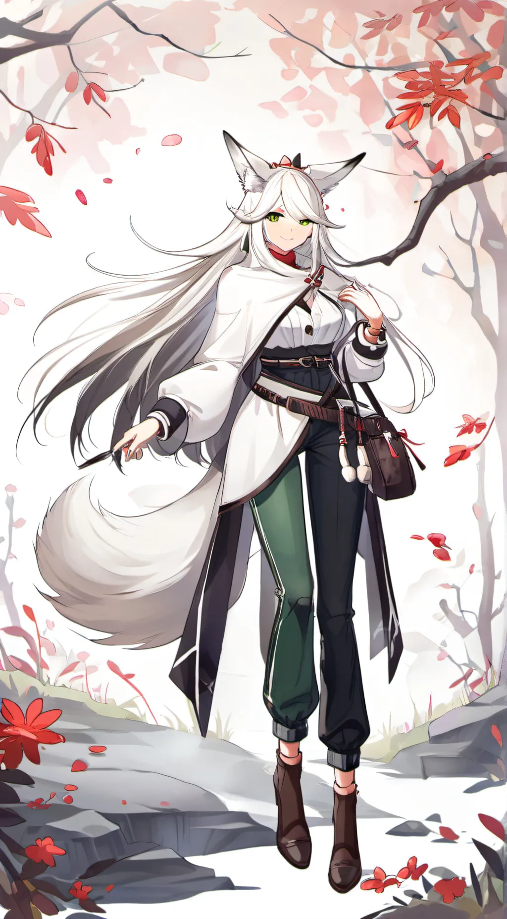 ai character: Weird furry background