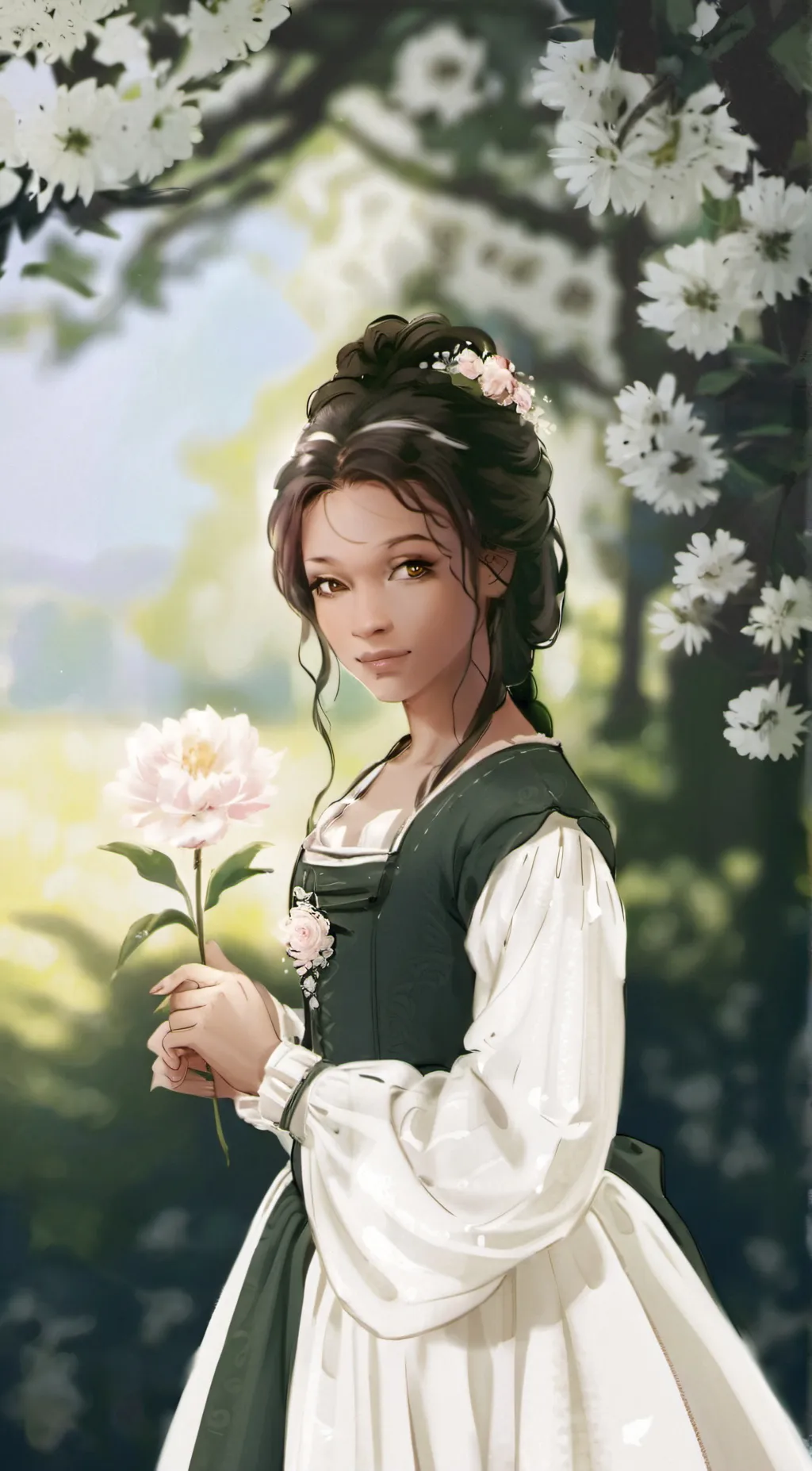 ai character: Mariah Morgan  background