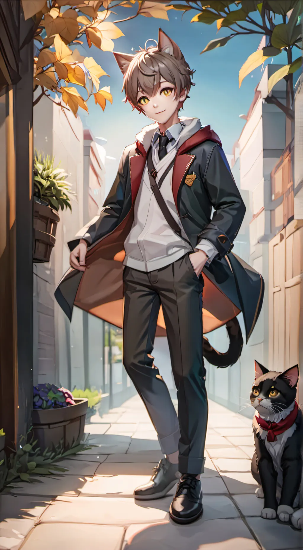 ai character: Max background