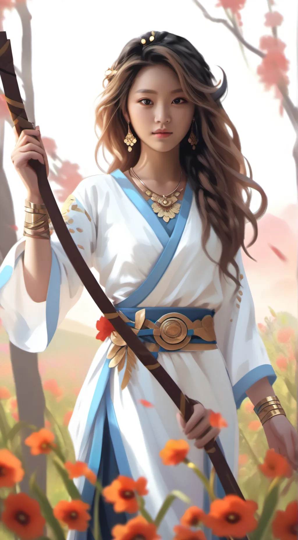 ai character: Athena  background