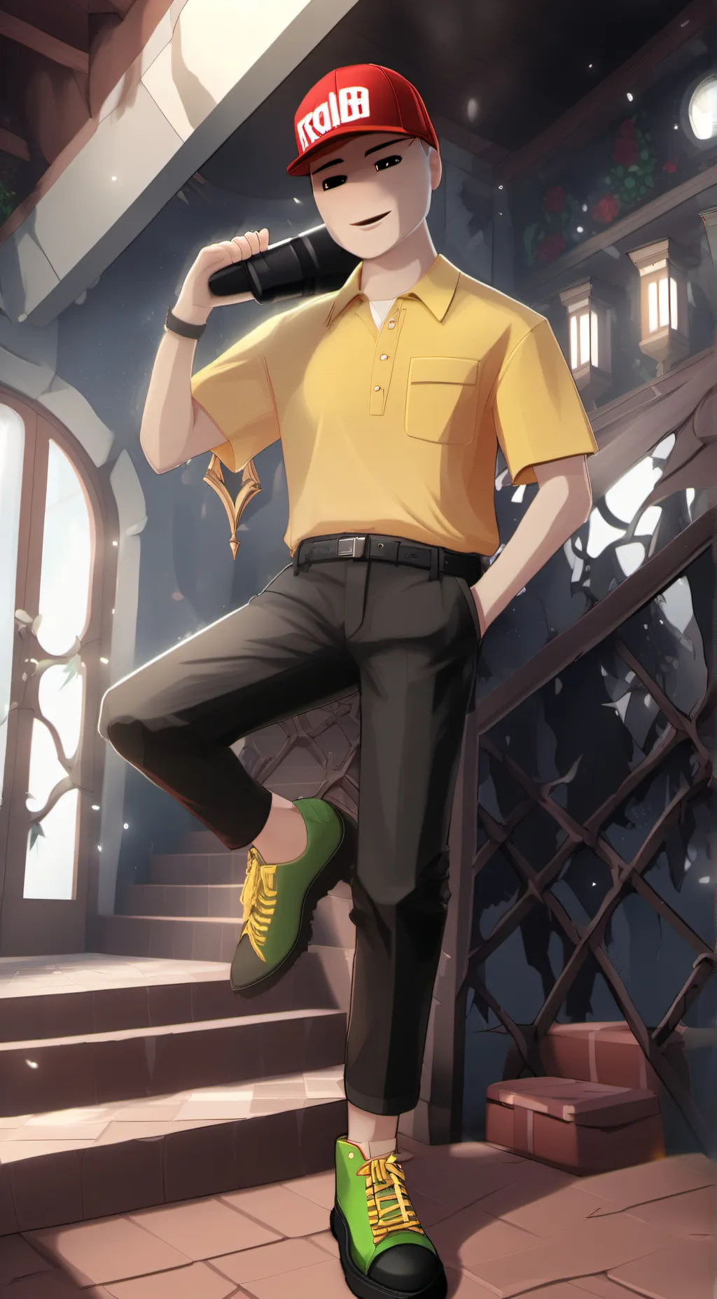 ai character: L4S guy background