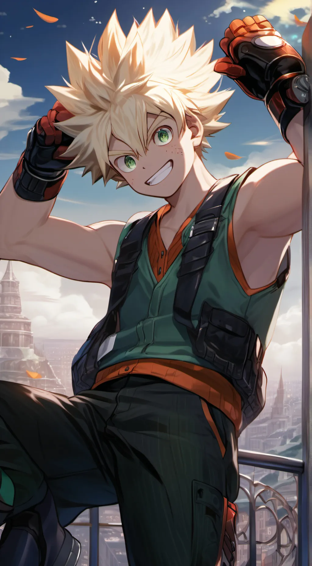 ai character: bakugo background