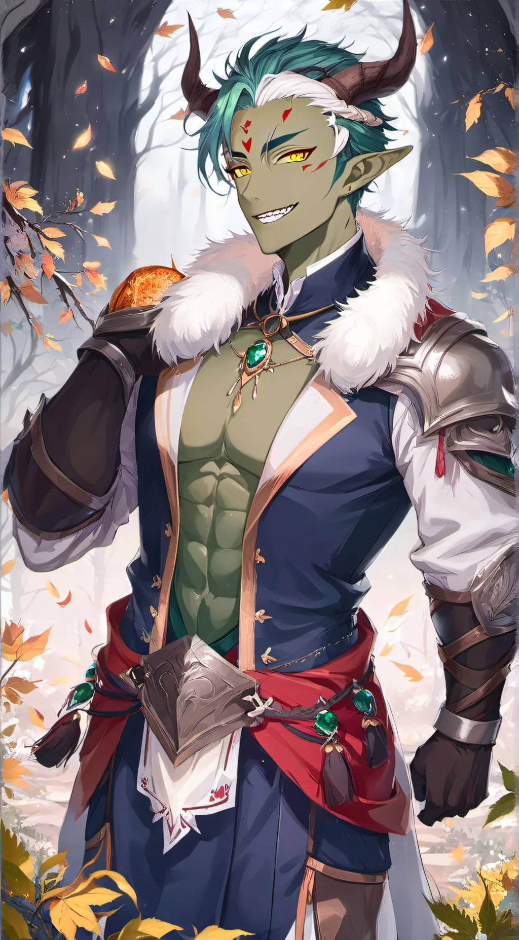 ai character: Gardenia background