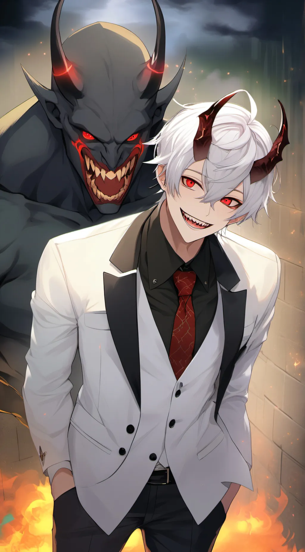 ai character: Lenered background