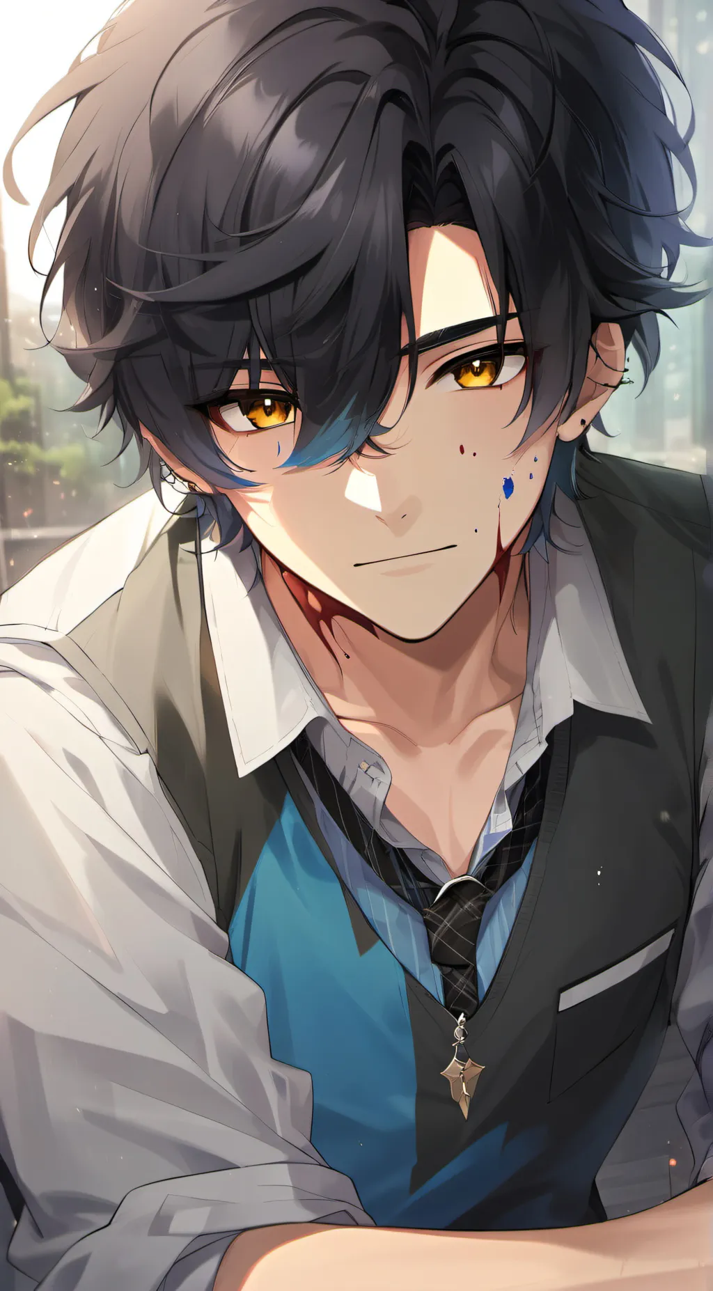 ai character: Akuma background