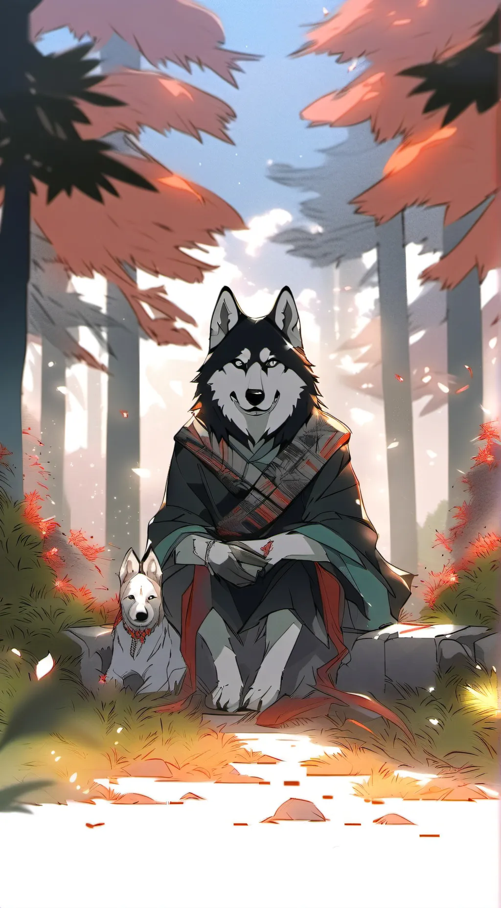 ai character: woolf background