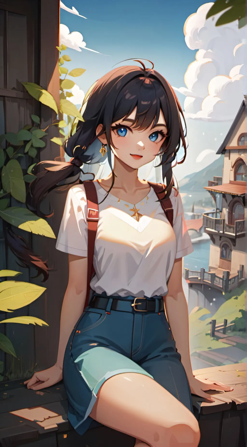 ai character: Cristal background