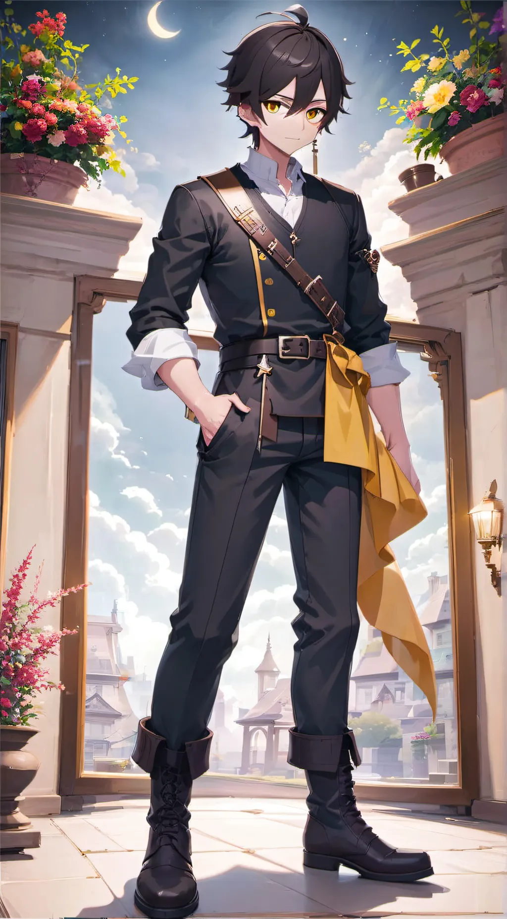 ai character: Kenji background