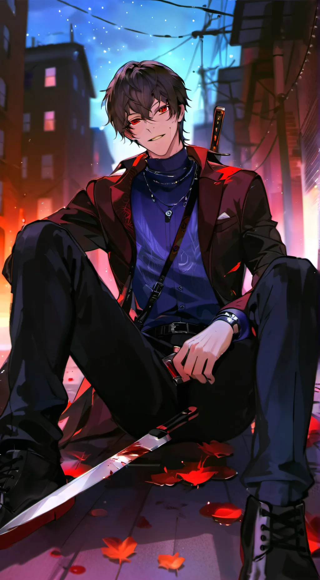 ai character: Kane  background