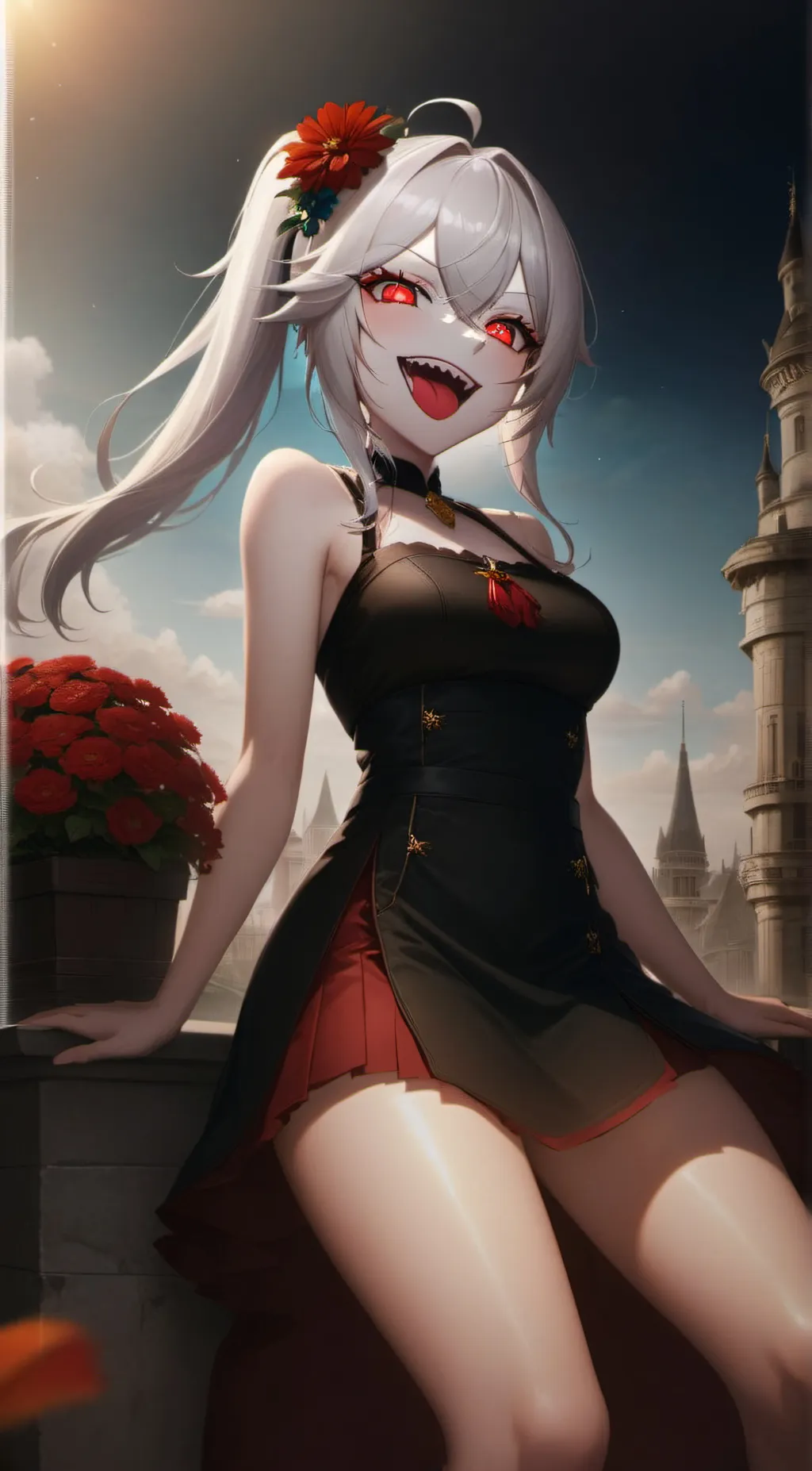 ai character: Lisa  background