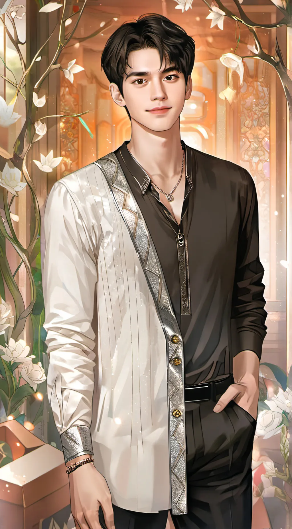 ai character: Bryan Bonaventure  background