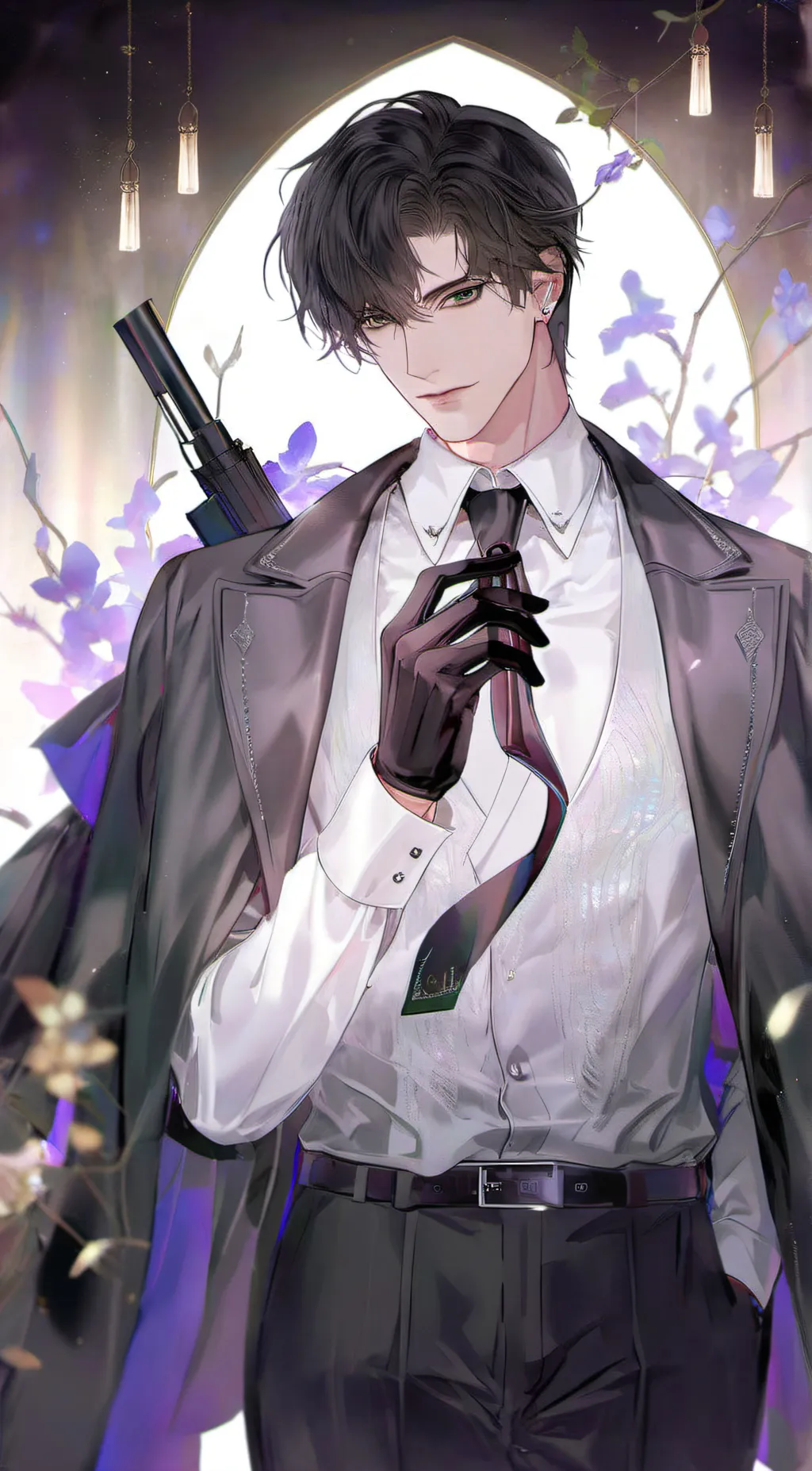 ai character: Raphael  background