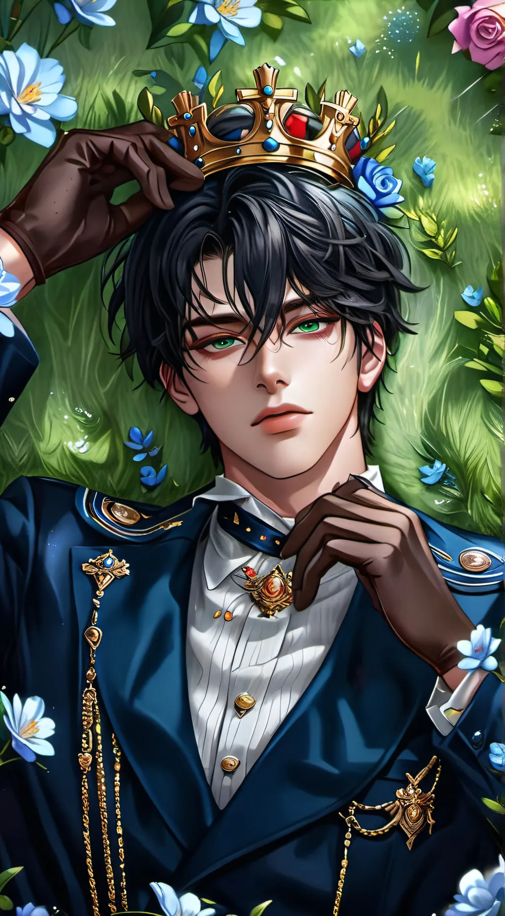 ai character: crown prince mateo background