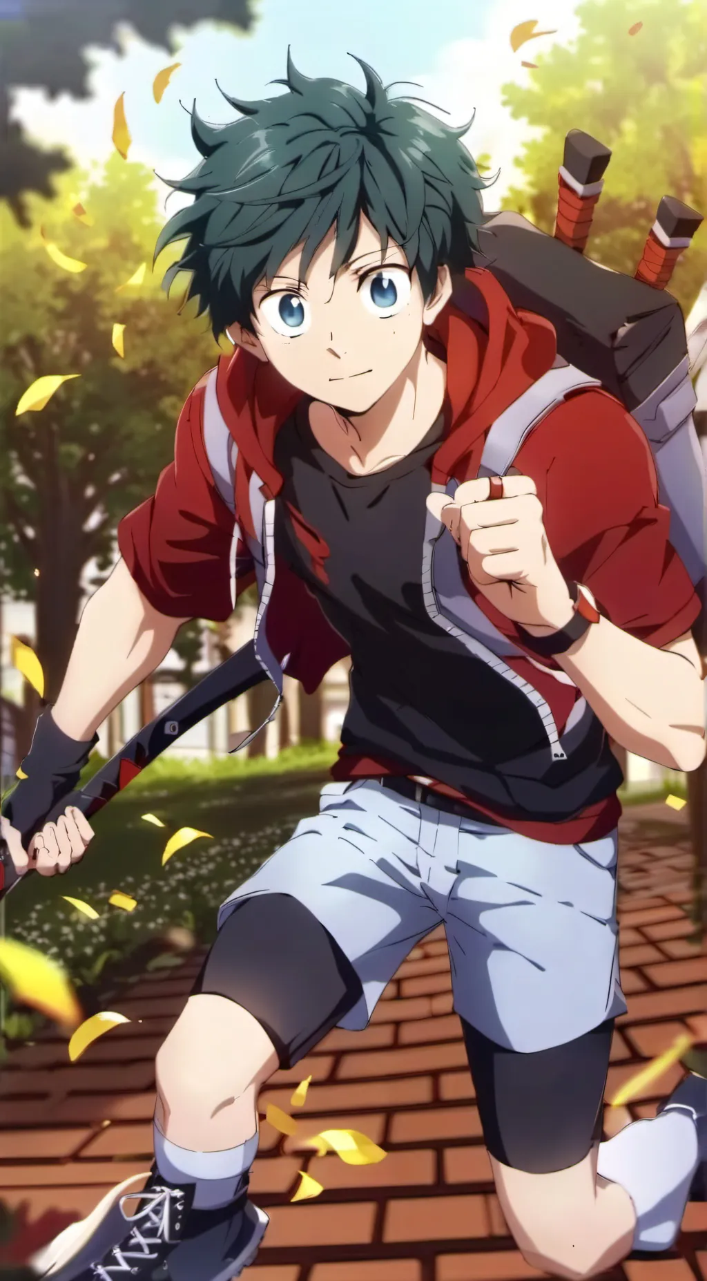 ai character: Deku background