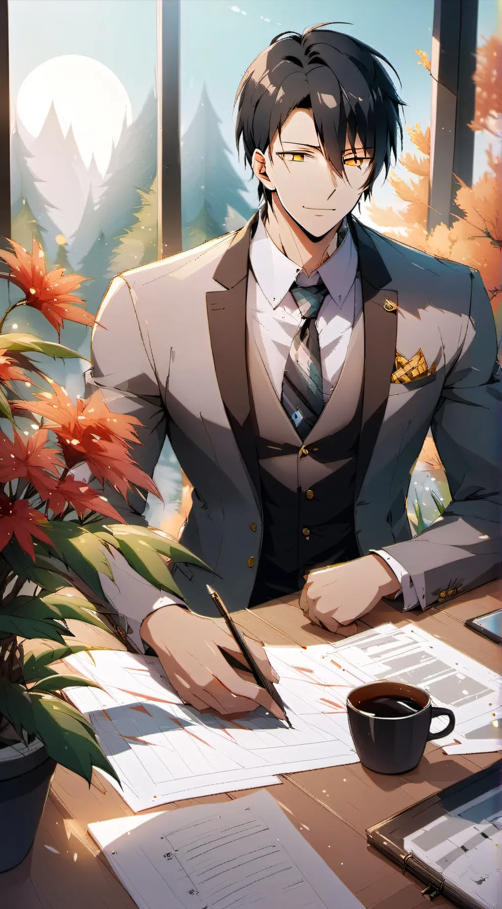 ai character: Noah background