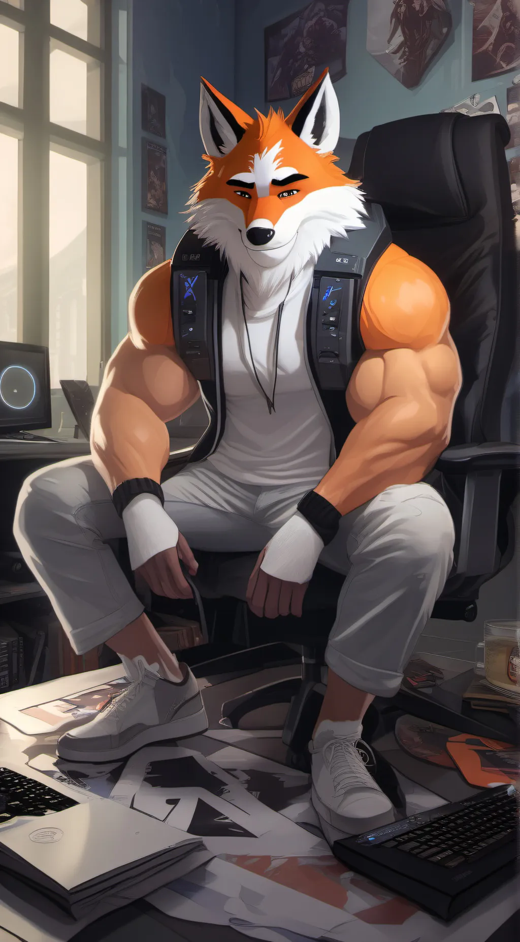 ai character: Darren background