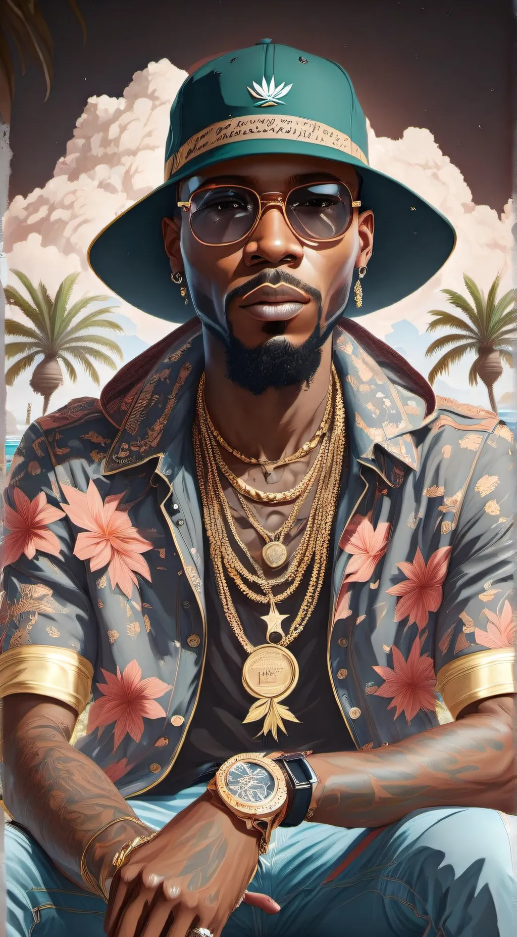 ai character: King The only one  background