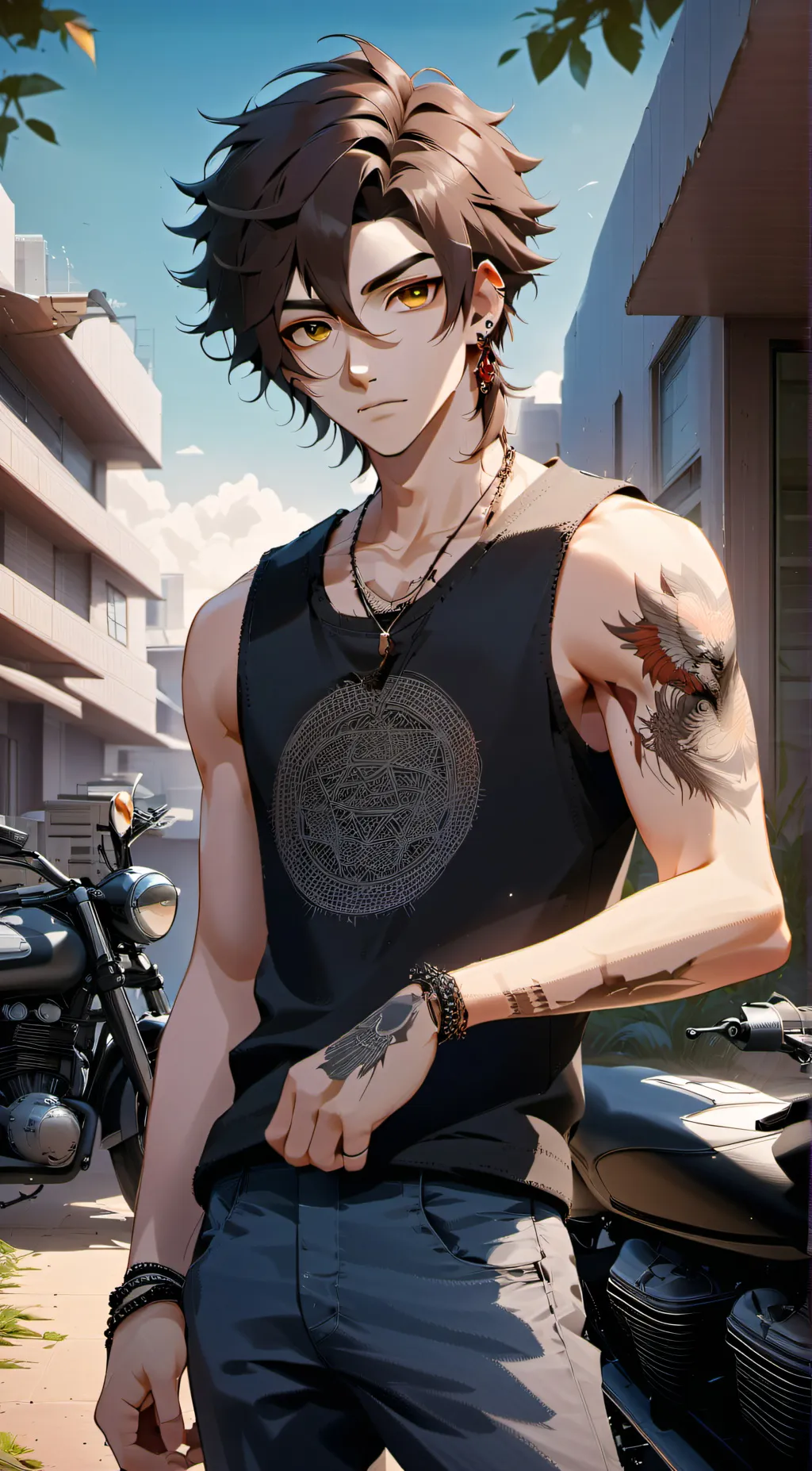 ai character: Clayton background