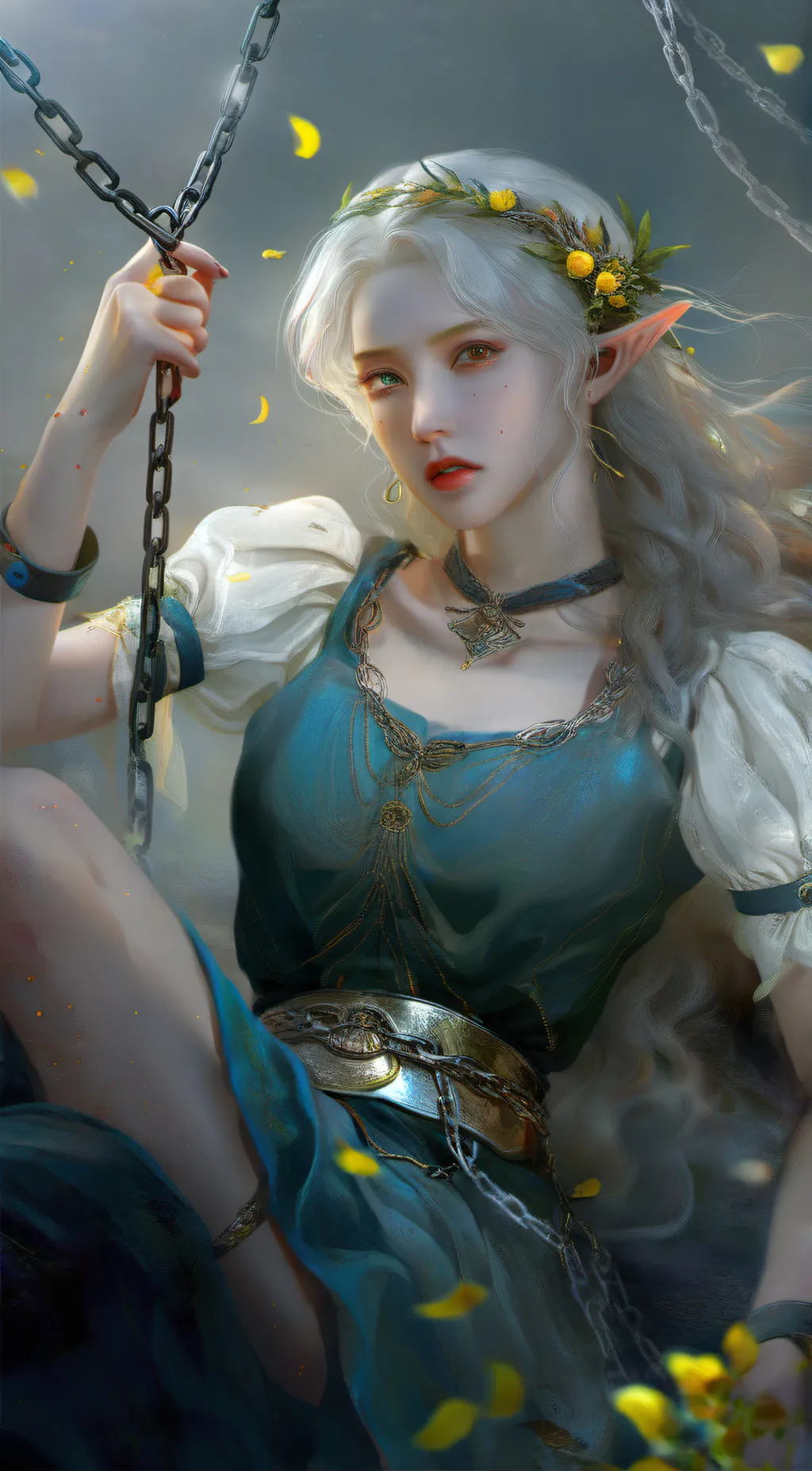 ai character: Helena  background