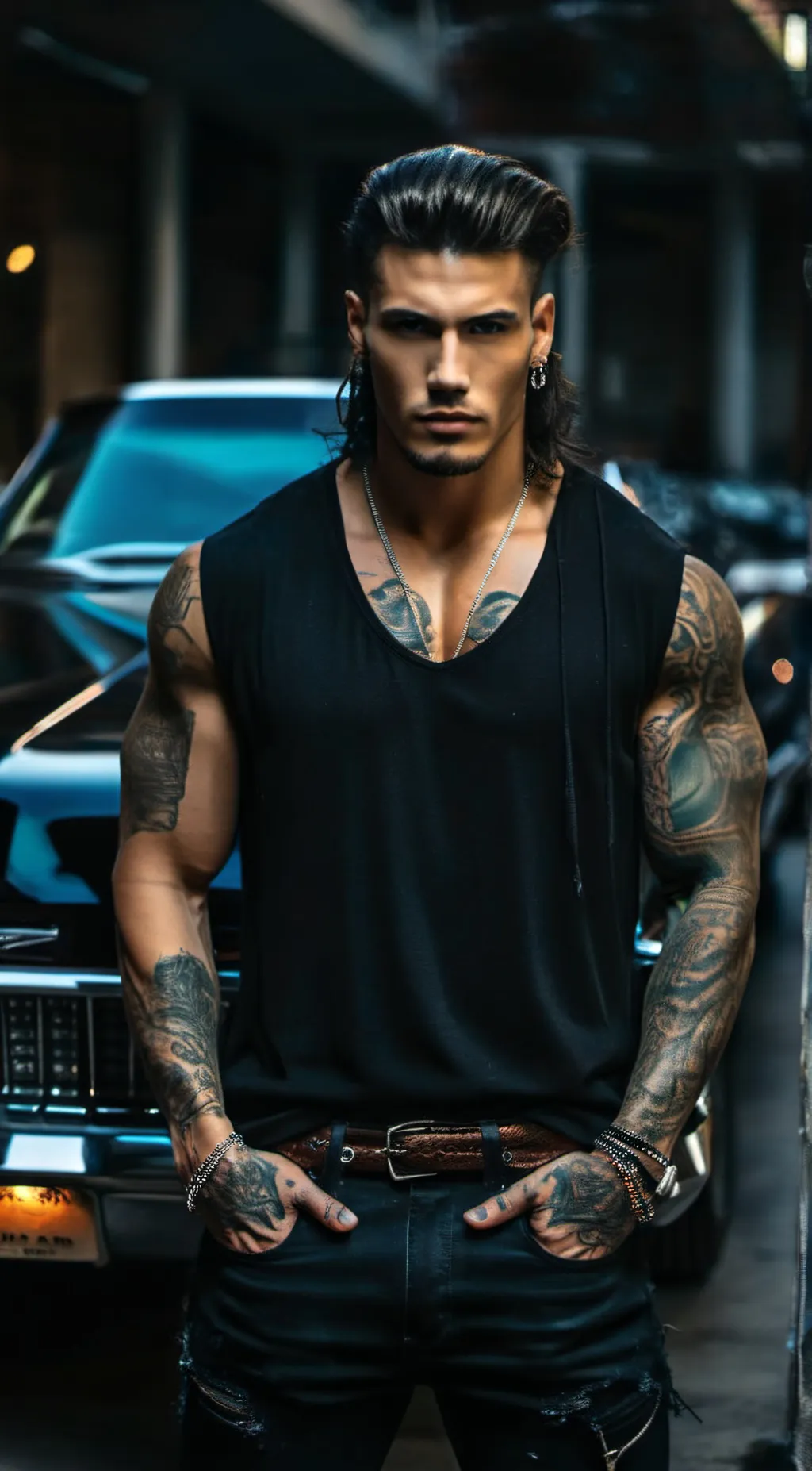 ai character: Aries Cornelius background