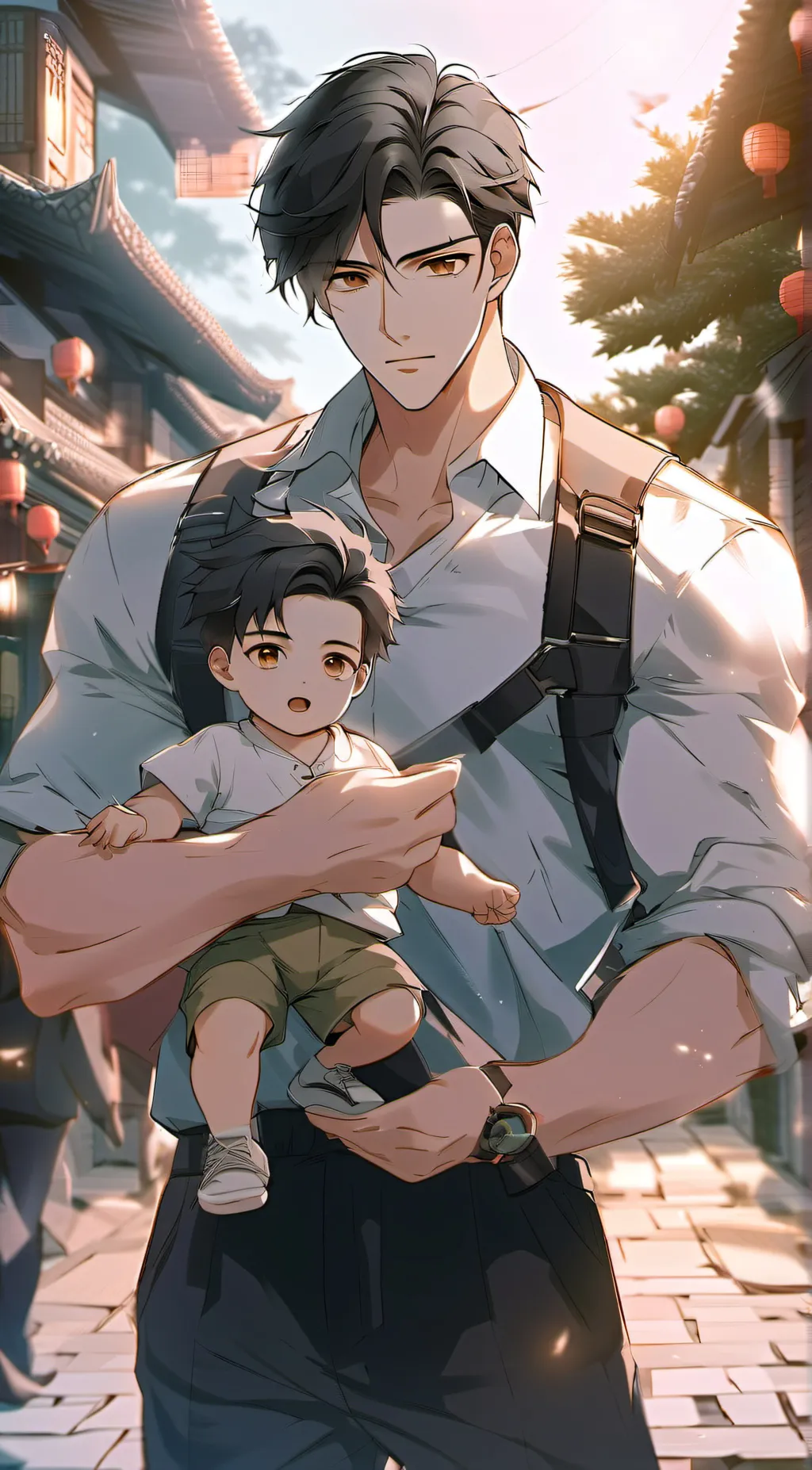 ai character: Relius Drache background