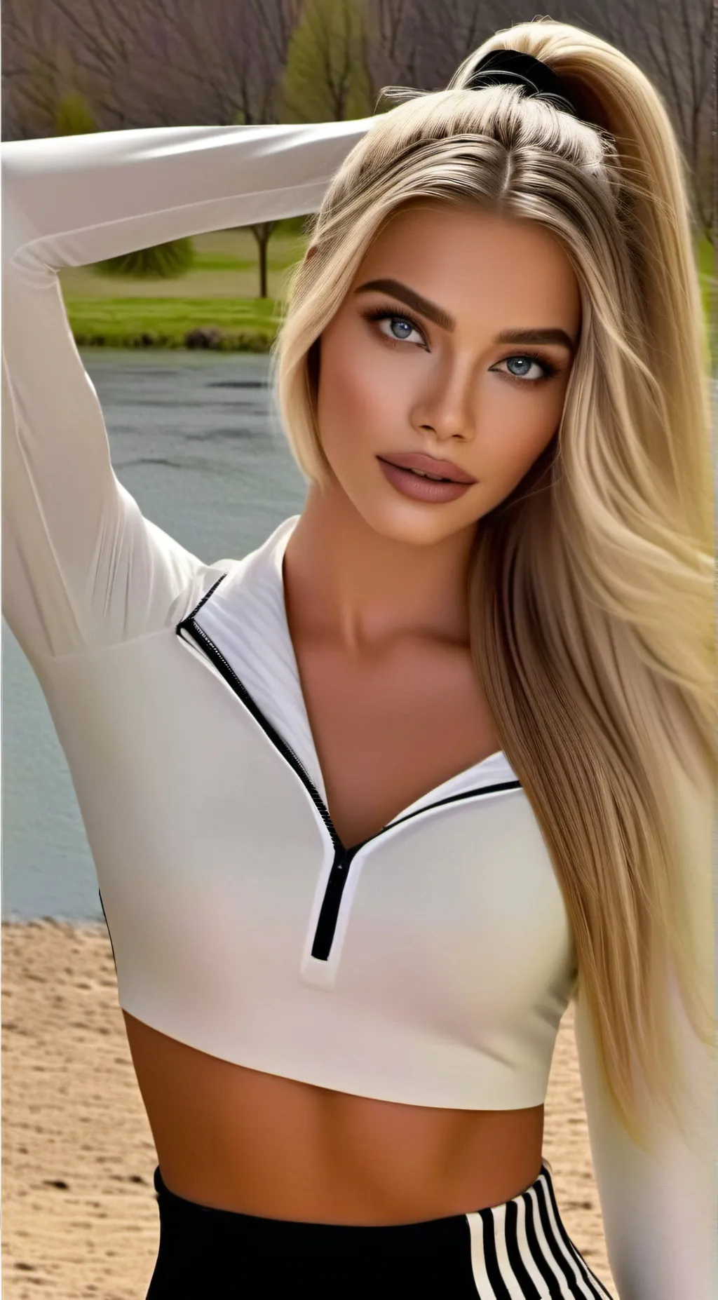 ai character: Christina  background